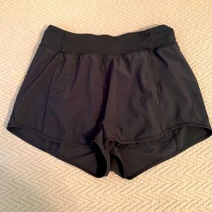 Black lululemon shorts